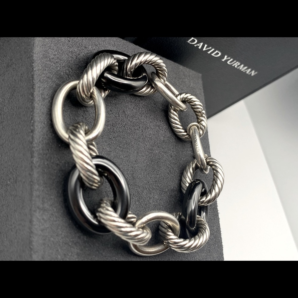 David Yurman Extra Large Oval Link Bracelet, 8.5" - Picture 9 of 16